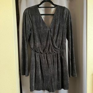 Black Shimmery Romper
